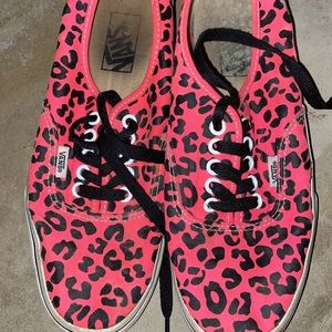Pink Cheetah Vans